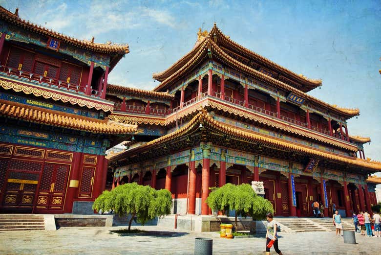 Beautiful details of Lama Temple
